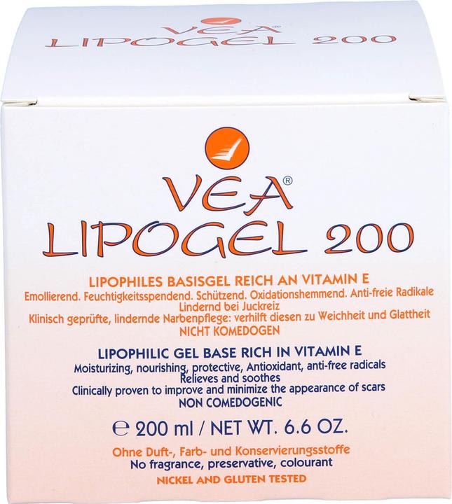 Image du produit VEA Gel lipophile Lipogel (Crème pour le corps, 200 ml)