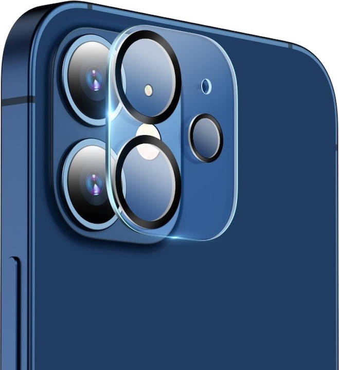 Actual product image Screenguard Camera Protector Apple iPhone 12 Camera Protector Glass (1 Piece, Apple iPhone 12)