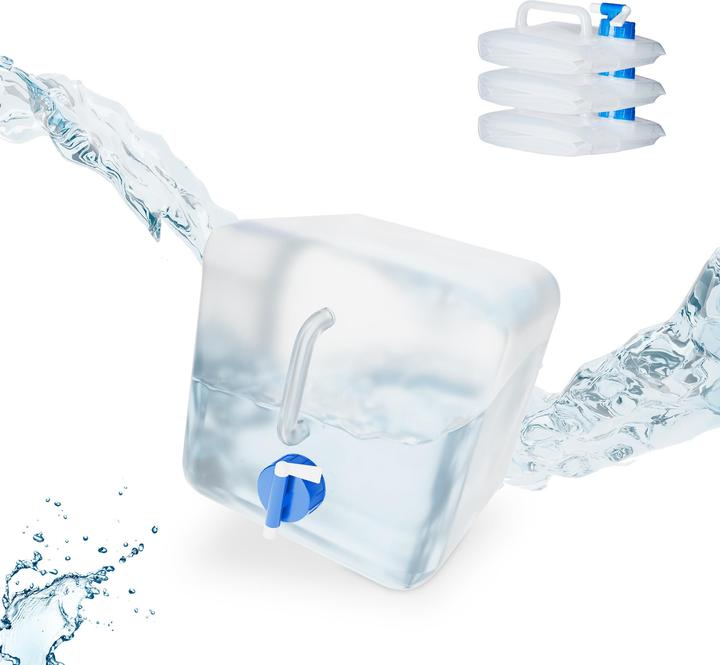Actual product image Relaxdays Foldable Water Container