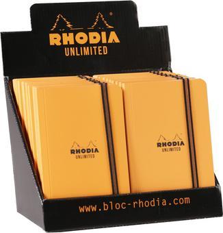 Image du produit Rhodia Unlimited (9 x 14 cm, Quadrillé, Couverture souple)