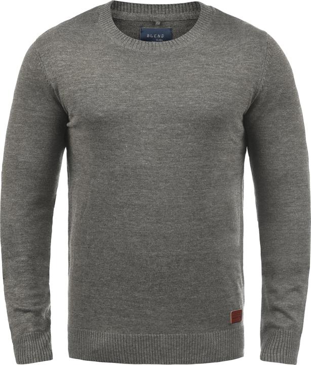 Actual product image Blend Lars Men's Jumper Knit Pullover With V-Neck Flecked (L)