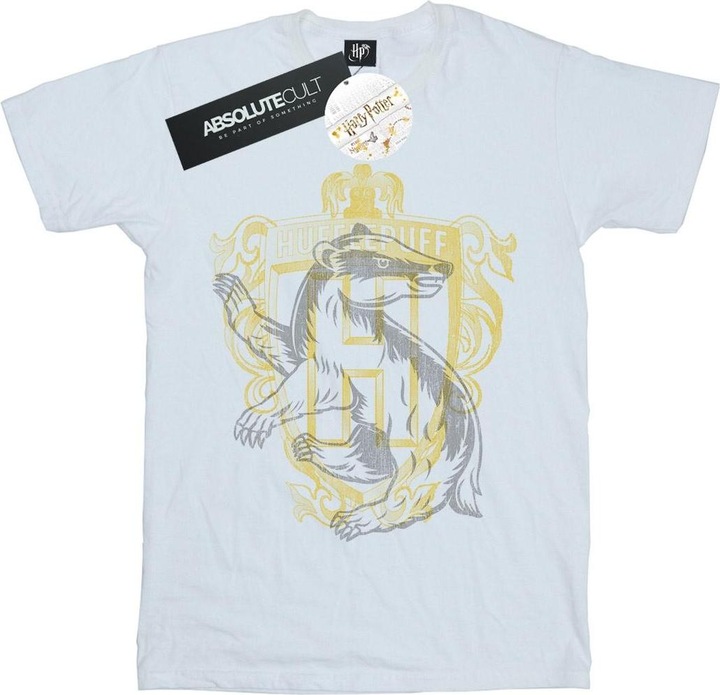 Immagine prodotto Hufflepuff Badger Crest Maglietta Ragazze (116)