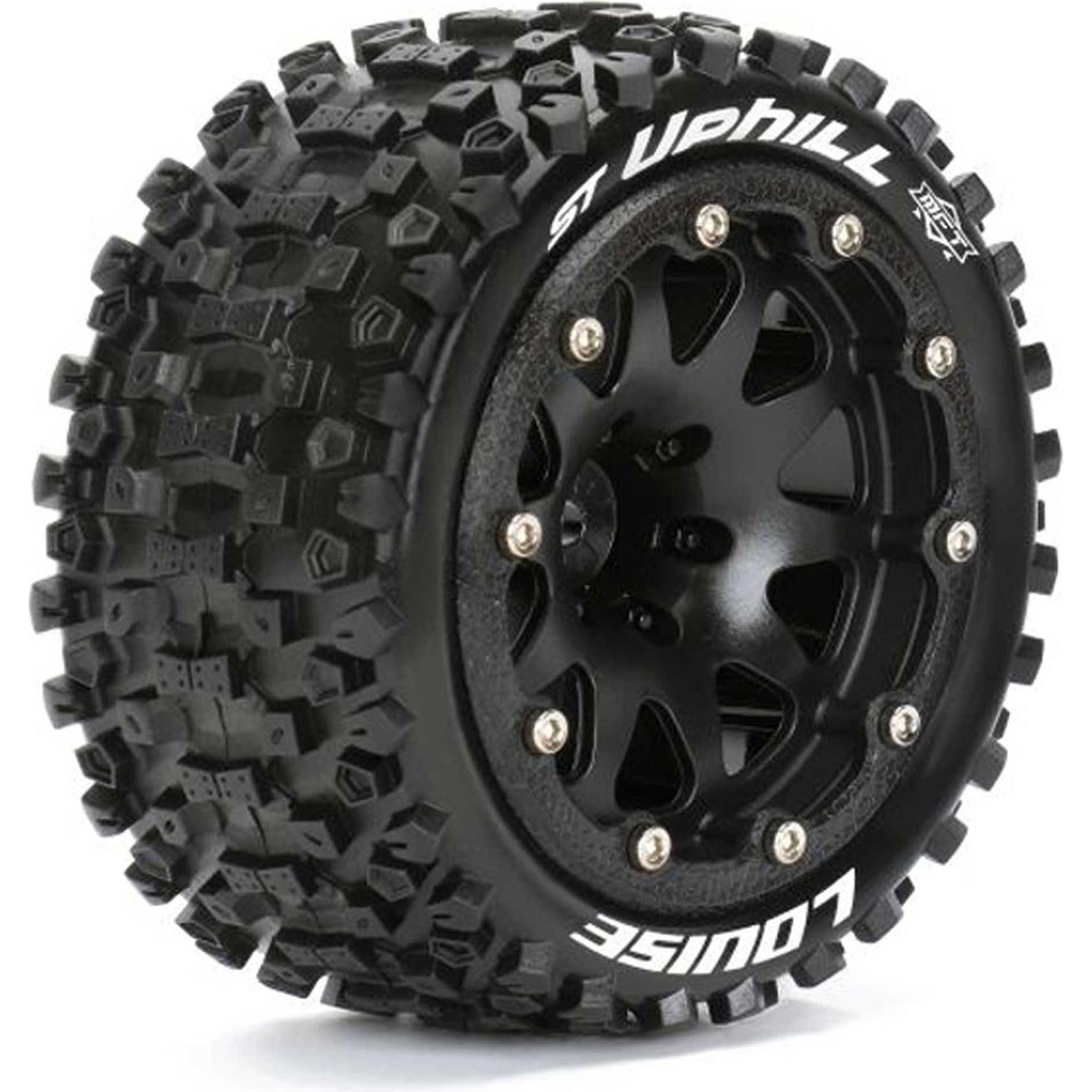 Louise Loise Tyre-Rim Set MFT ST-Uphill Bead-Lock Rim nero 1:10