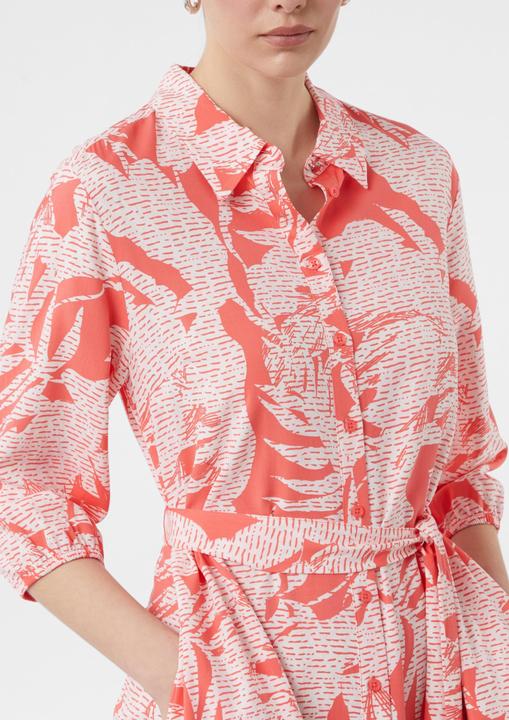 Immagine prodotto Comma Kleid Midikleid aus Viskose mit All-over-Print und 3/4-Ärmeln (48)