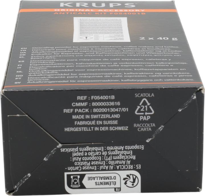 Actual product image Krups Descaling set