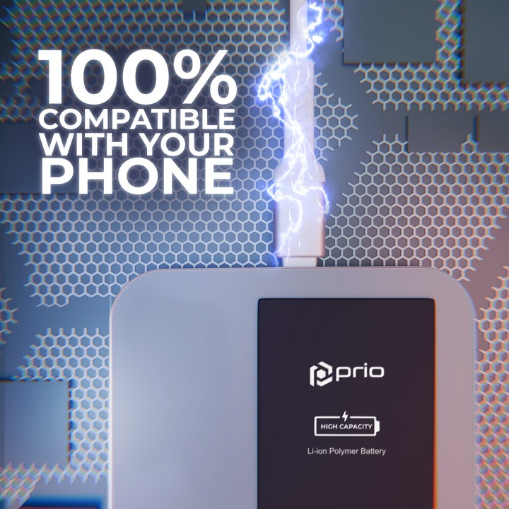 Immagine prodotto prio Hochleistungsakku für iPhone 12/12 Pro (3240 mAh) - Universal APN -