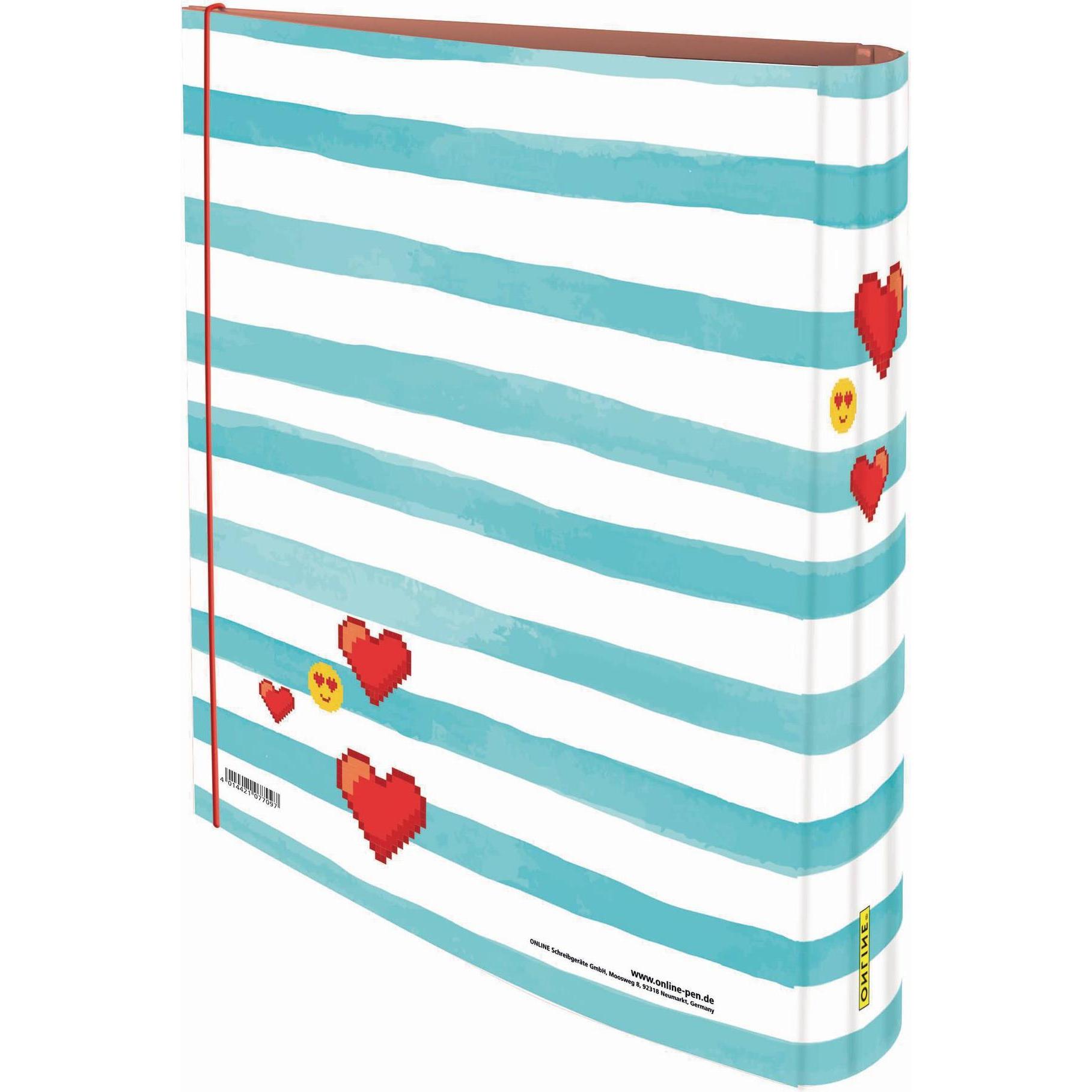 Online, Ordner, Kiss Kiss (A4, 40 mm, 1 x)