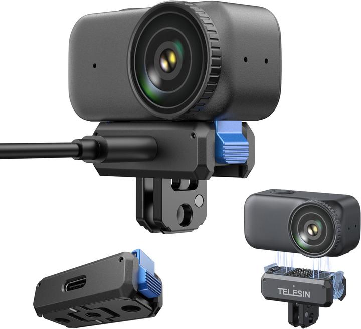 Image du produit Telesin Support de charge 3-en-1 à fixation rapide DJI Osmo Nano