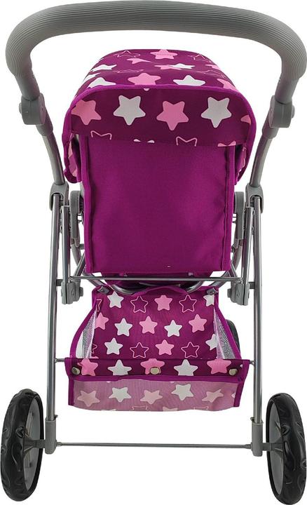 Image du produit Knorrtoys Zwillingspuppenwagen Milo - star dark pink