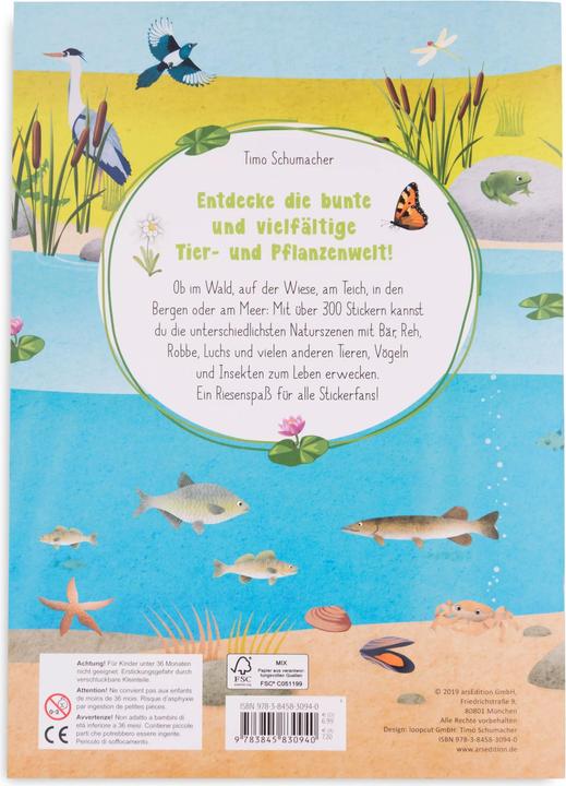 Actual product image Sticker My NATURE sticker book