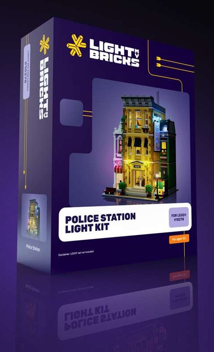 Produktbild Light my bricks LMB 2.0 LED Licht Set für LEGO® 10278 Polizeistation