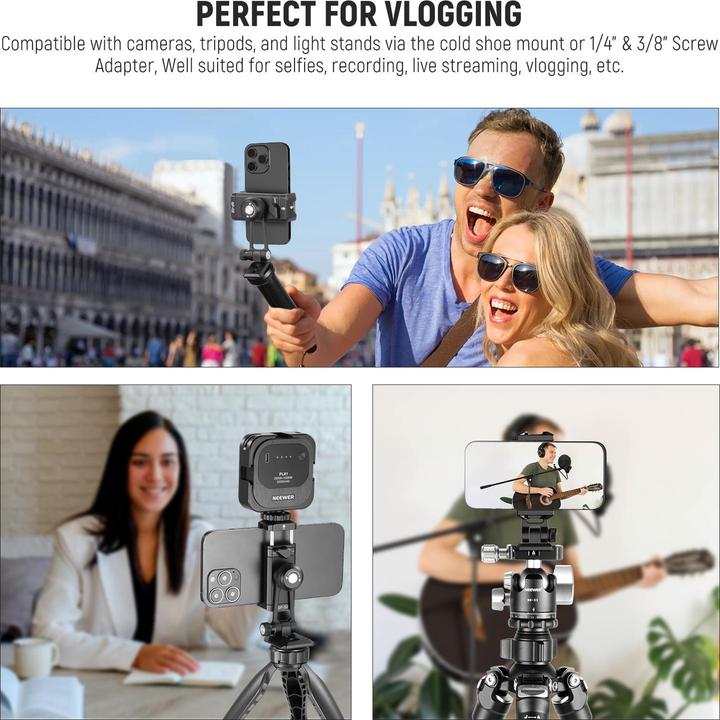 Actual product image Neewer (10101935) Cell Phone Tripod Mount (Plastic)