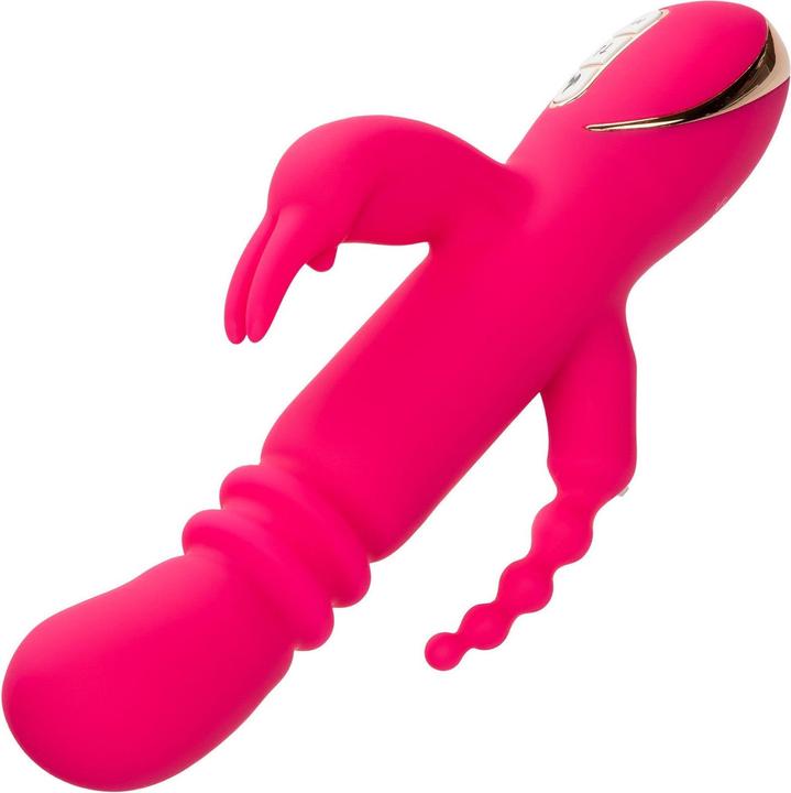 CalExotics Jack Fantasy Dreifach Beheizter Vibrator Rabbit Rosa