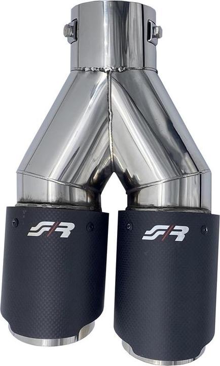 Produktbild Simoni Racing Endrohrblende 2x92mm rund