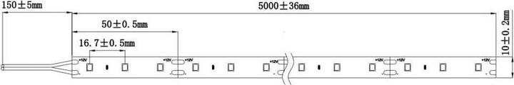 Produktbild Barthelme LED-Streifen Basic 60 (Warmweiss, 500 cm, Indoor)