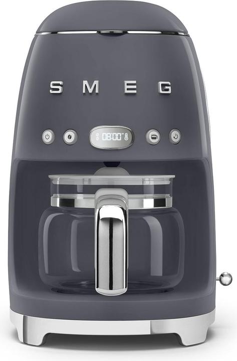 Image du produit Smeg DCF02GREU 50's Style, 10 tasses, écran LED, slate grey
