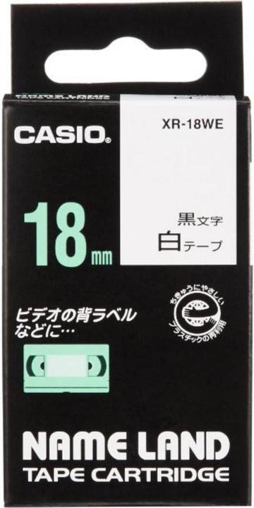 Actual product image Casio XR-18WE1 Self-adhesive labels