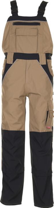 Produktbild Planam FACTOR Inline Latzhose sand/schwarz, Gr.52 (52)