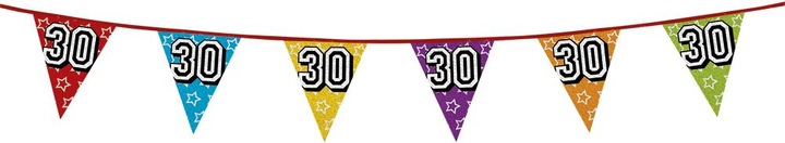 Produktbild Boland 30. Geburtstag Wimpelkette