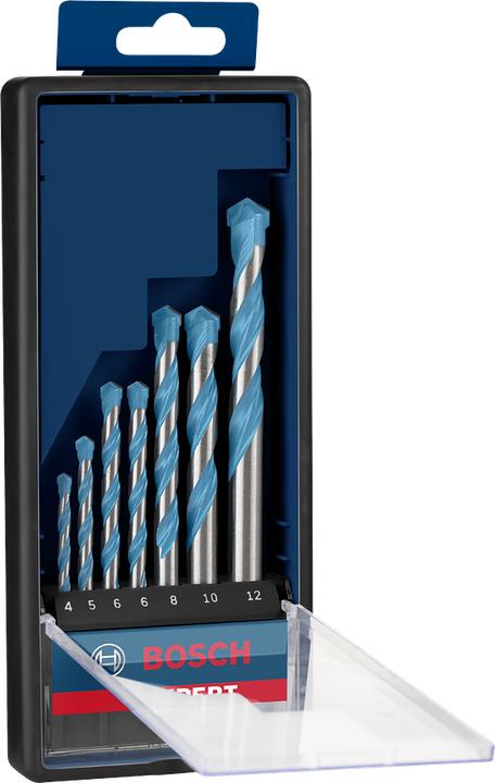 Produktbild Bosch Professional Zubehör EXPERT MultiConstruction CYL-9 Bohrer-Set 4/5/6/6/8/10/12 mm, 7-tlg. (4 - 12)