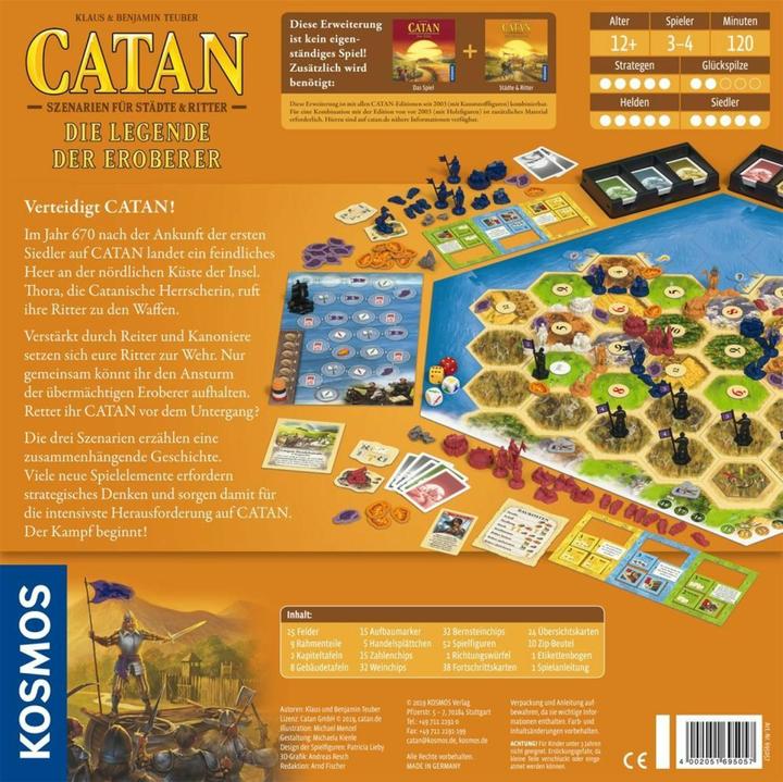 Image du produit Kosmos Catan : La légende des conquérants (Allemand)
