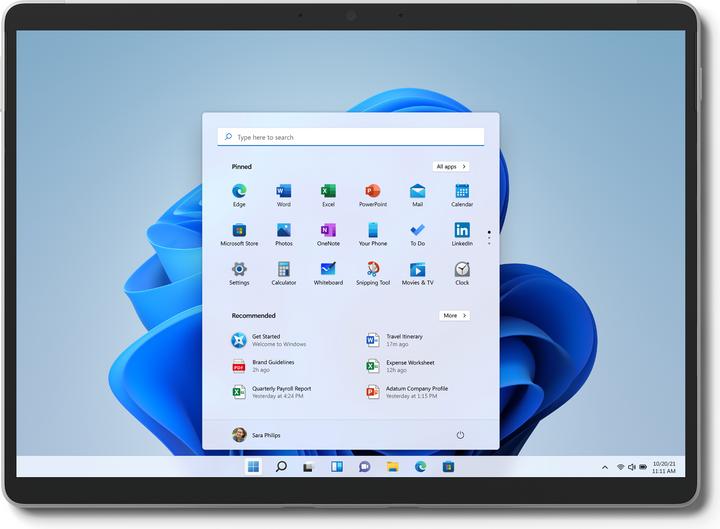 Produktbild Microsoft Surface Pro 8 (13", Intel Core i5-1145G7, 16 GB, 512 GB, Ohne Tastaturlayout)