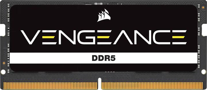 Image du produit Corsair DDR5, 5200MT/s 48Go 1x48Go SODIMM, Unbuffered, 44-44-44-84, Black PCB, Std PMIC, 1.1V, VENGEANCE DDR (1 x 48 Go, 5200 MHz, RAM DDR5, SO-DIMM)