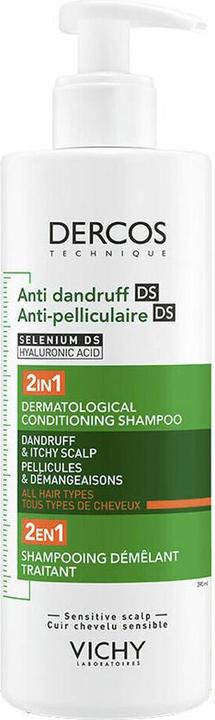 Vichy Dercos 2in1 Anti-Schuppen (390 ml, Flüssiges Shampoo)