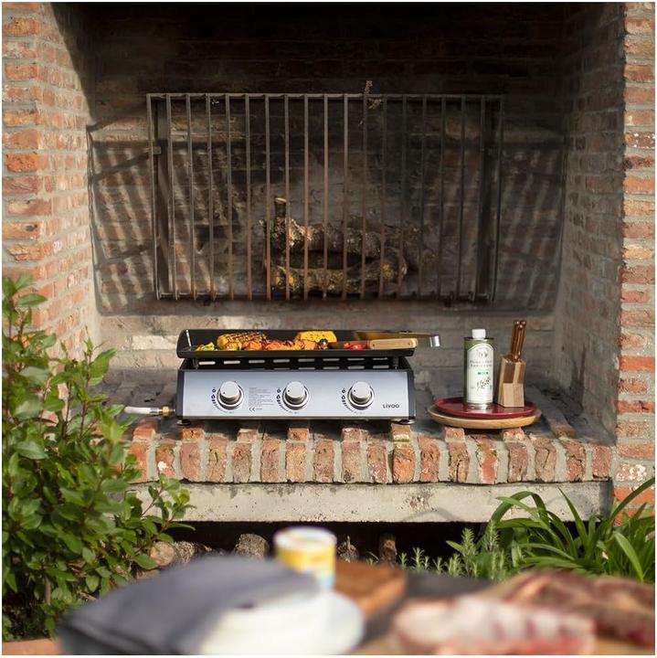 Immagine prodotto Livoo Plancha a gas 3 bruciatori (7.50 kW)