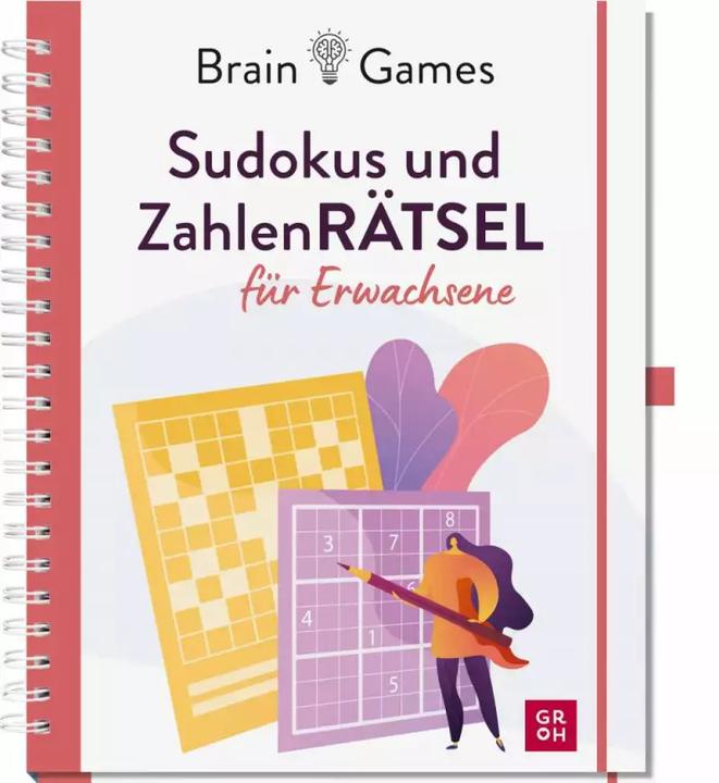 Actual product image Brain Games - Sudokus und Zahlenrätsel für Erwachsene (German, Martin Simon, 2022)