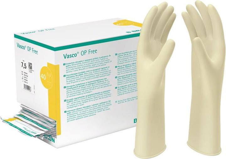 Produktbild B.Braun OP Free Handschuh Latexfrei Grösse 7.5 (40 Paar) (7.5)