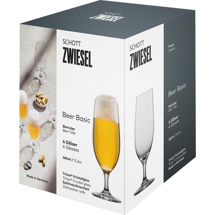 Actual product image Schott Zwiesel Beer tulip Beer Basic 0.3 l 4 pieces (0.30 l, 4 x)