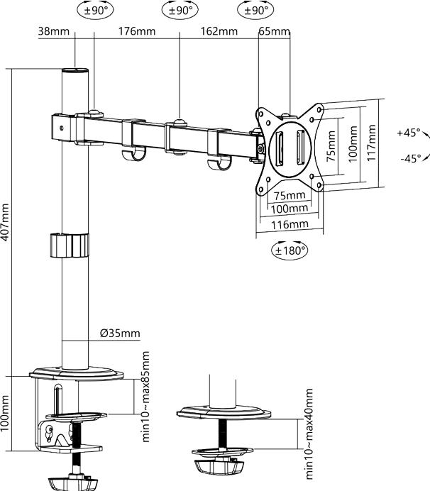 Image du produit LogiLink BP0171 (Tables, 32")