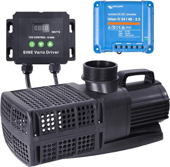 Actual product image KobreTec Solar pump 10000 litres for connection to standard solar panels