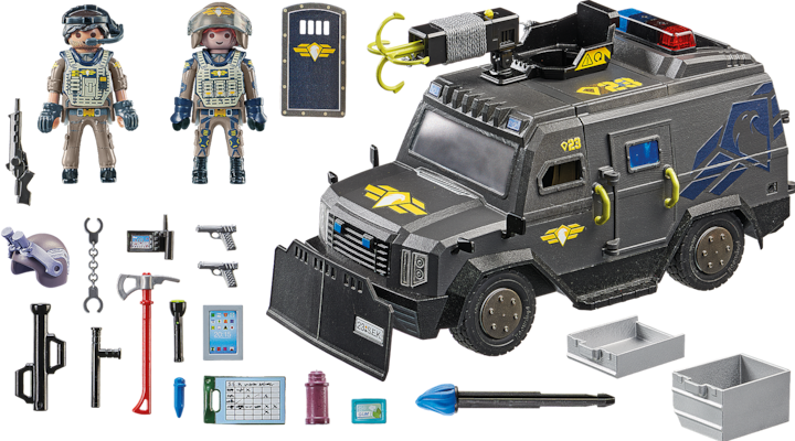 Produktbild Playmobil SWAT-Geländefahrzeug (71144, Playmobil City Action)