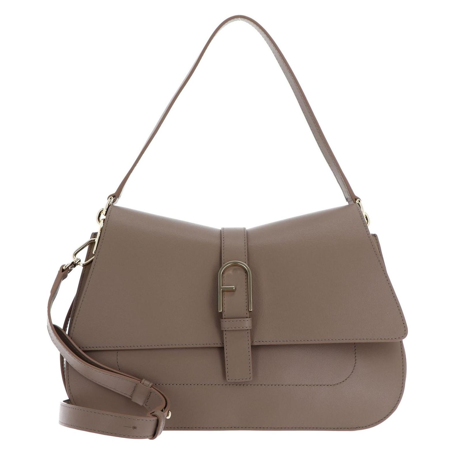 Furla, Damen, Handtasche, Flow Top Handle, Braun