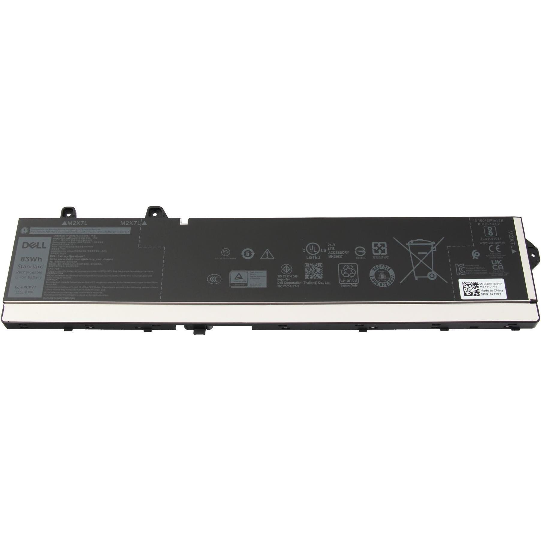 Dell NWDC0 (6 Zellen, 6827 mAh), Notebook Akku