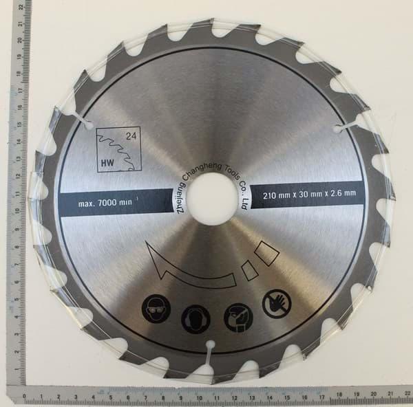 Actual product image Scheppach Circular saw blade 24 Z for HM80L