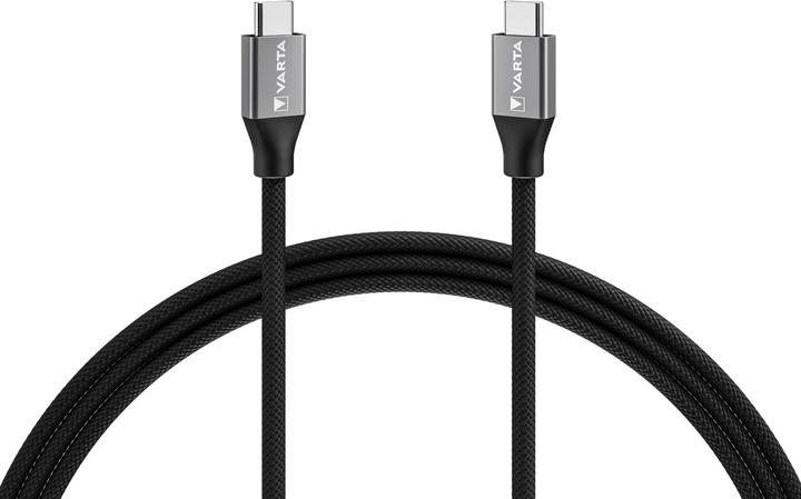 Varta Speed Charge & Sync Cable USB Type C to USB Type C (2 m, USB 3.1, 100 W)