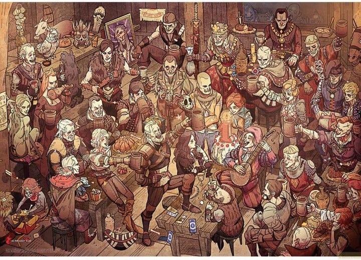 Actual product image Cenega Good Loot Gaming Puzzle: The Witcher (Wiedźmin) Birthday 1000 elementów (1000 pieces)