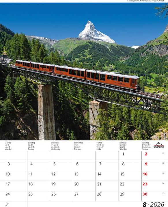 Produktbild Berge + Täler 2026 (30 x 40 cm)