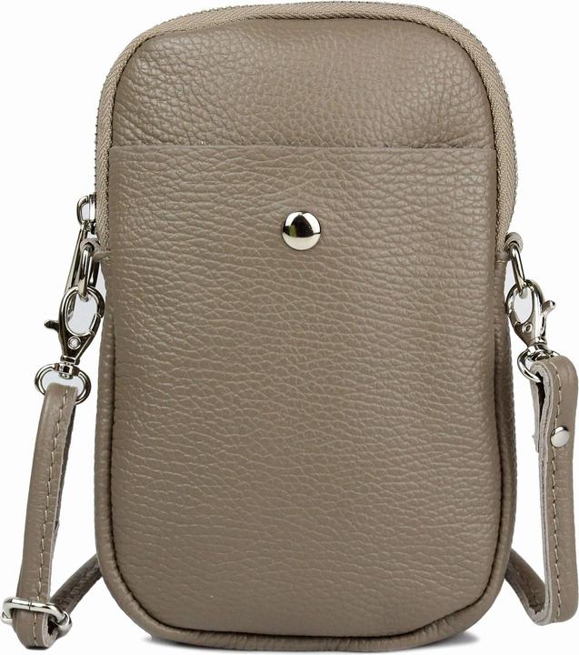 Produktbild Only-Bags.Store Kleine Leder-Umhängetasche, Handtasche Handy echtes Leder, Crossbody-Umhängetasche