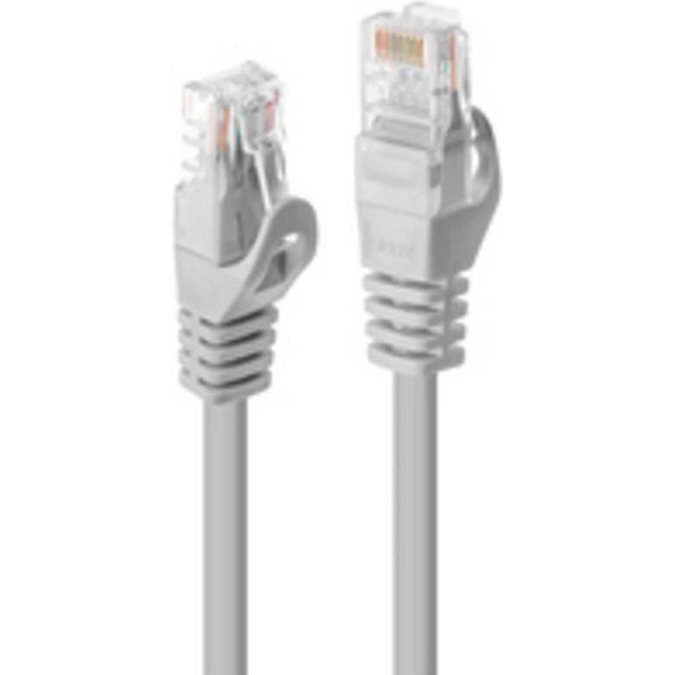 Lindy 80m Cat.5e U/UTP Patchkabel grau Farbcode EIA/TIA 568B (U/UTP, CAT5e, 80 m), Netzwerkkabel