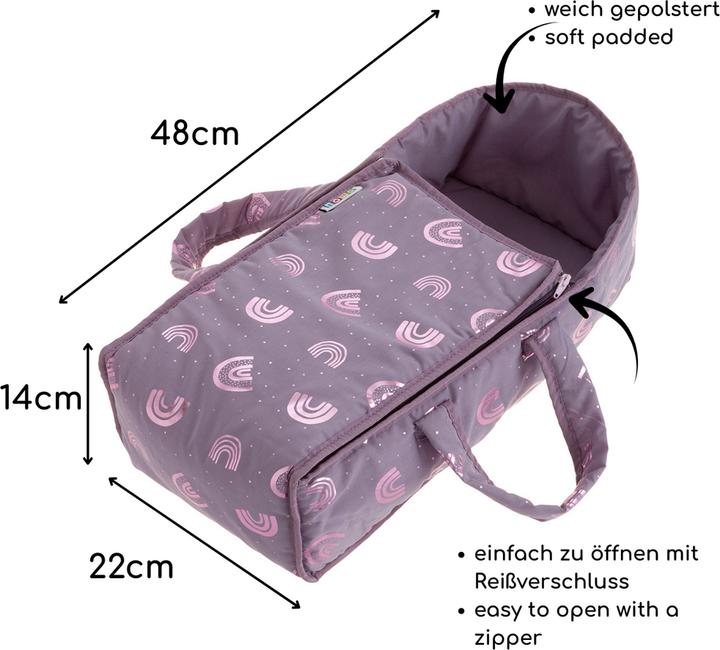 Actual product image Howa Puppentragetasche Rainbow
