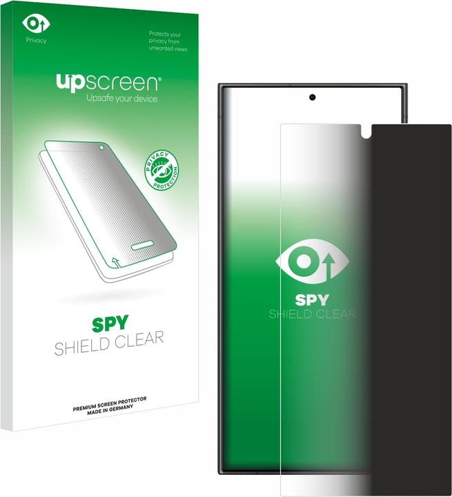 Actual product image upscreen Spy Shield Privacy Protector (1 pcs., Samsung Galaxy S24+)