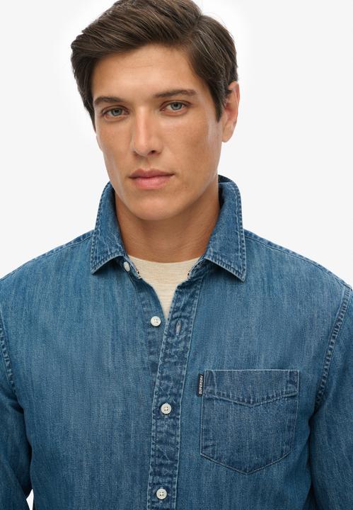 Immagine prodotto Superdry Langärmeliges Essential Jeanshemd (S)