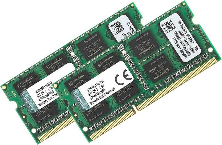 Produktbild Kingston ValueRAM (2 x 8GB, 1600 MHz, DDR3-RAM, SO-DIMM)
