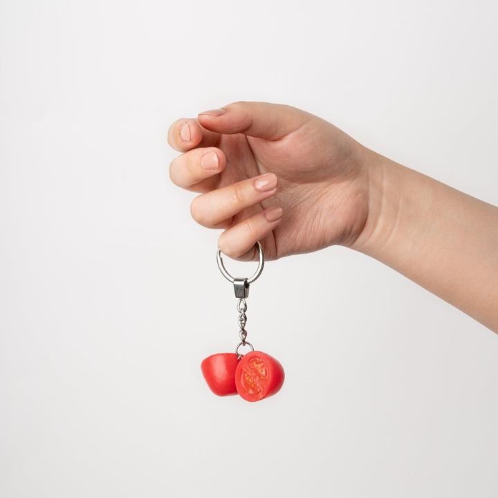 Actual product image Yumazing Cherry tomato key ring