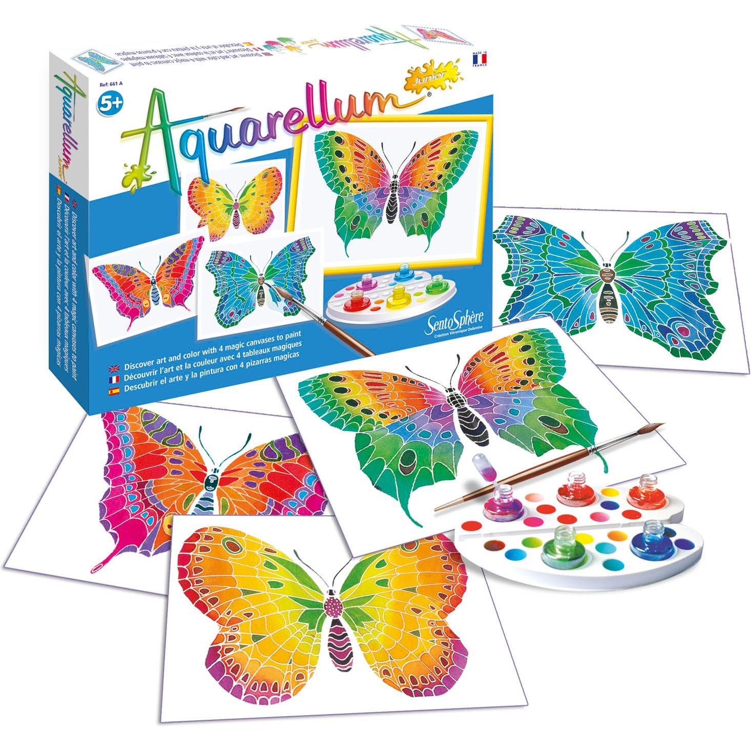 Thumbnail - Sentosphere Aquarell Junior 4t Schmetterlinge
