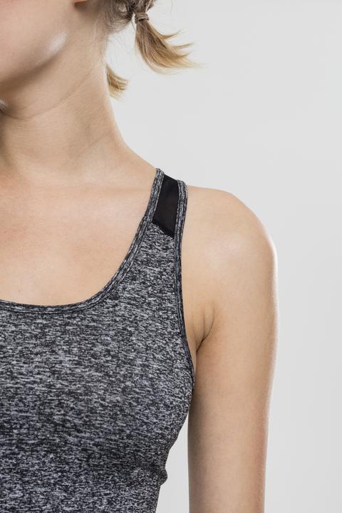 Produktbild Urban Classics Ladies Active Melange Trainings Top (XL)